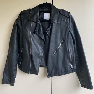 Faux Leather Jacket
